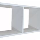 Nicho Triplo Branco 90x30x20 100% Mdf
