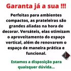 Nicho Triplo Branco 90x30x20 100% Mdf