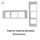 Nicho Triplo Branco 90x30x20 100% Mdf
