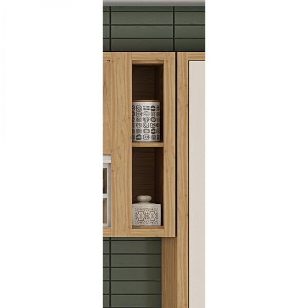 Nicho Vertical 20cm Mdf Lisboa Itatiaia Freijo