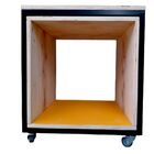 Nichos Multiuso Coloridos - Compensado E Fórmica Mostarda