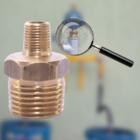 Niple 1/2" X 1/8" Latão Rosca Npt