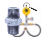 Niple Duplo 1/2" Tupy Galvanizado