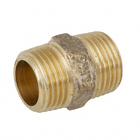 Niple Duplo Latão Roscável Água Quente e Fria 15mm ou 1/2" Ramo