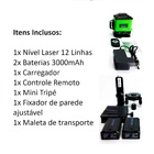 Nível A Laser 3d 12 Linhas Autonivelante Recarregável + Contr