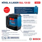 Nível a Laser Bosch 2 Linhas 12m GLL 12-22 G