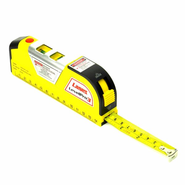 Nível A Laser Com Régua E Trena Barcelona Cód.bar-57953-5