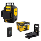 Nível A Laser Recarregável 30m 3 Linhas Verde Nlr 030 Vonder