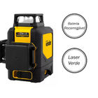 Nível A Laser Recarregável 30m 3 Linhas Verde Nlr 030 Vonder