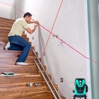 Nível Laser 02 Linhas Verde Recarregável Alcance 40 Metros