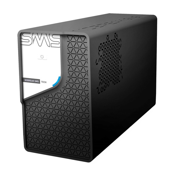 Nobreak 1800VA Tech Bivolt 8 Tomadas Preto SMS