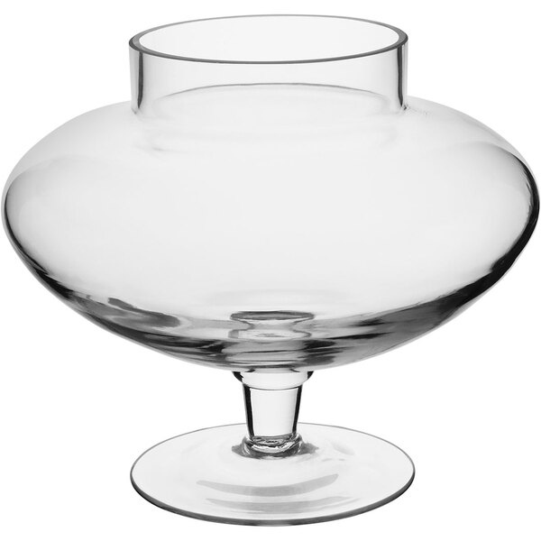 Noelia Vaso Decorativo Enfeite 17x20x20cm Vidro Transparente