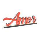Nome Frase Decorativo Na Base Mdf 6mm Amor