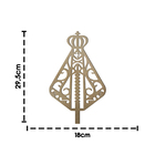 Nossa Senhora Placa Decorativa De Parede Mdf Corte Laser - Cr