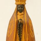 Nossa Srª Aparecida Em Madeira 21cm