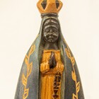 Nossa Srª Aparecida Em Madeira 21cm
