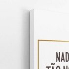 Nossos Sonhos Frase Decorativo Arte Quadro Canvas 60x40cm