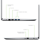 Notebook Acer A314-35-c393 Celeron 4gb 128gb 14 Linux