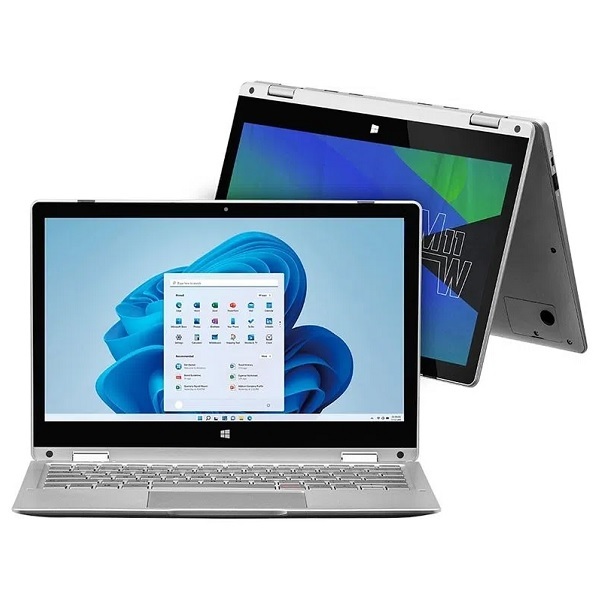 Notebook M11w Prime 2 Em 1 Windows 11 Home Intel Celeron Tela