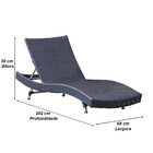 Nova Espreguiçadeira Bona Em Alumínio Para Piscina E Jardim T