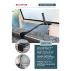 NOVO KLYPO Limitador Da Abertura De Janela Basculante 13 cm B