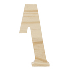 Numero "1" de Madeira Pinus 15x15x1,7cm Settis
