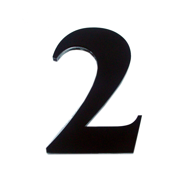 Número Casa"2" 14,5cm Adesivo Acrílico Preto Leroy Merlin Feirinha Artesanato Ponta Negra ~ Número Casa"2" 14,5cm Adesivo Acrílico Preto Leroy Merlin