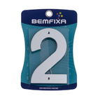 Número 2 Residencial 14 5mm Abs Prata - Bemfixa