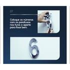 Número 3 De Residencia E Casa Brilhante 14cm De Altura