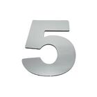 Número 5 Residencial Alumínio Espelhado - Rennova, Tamanho: 5