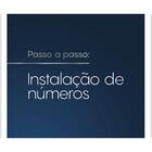 Número 6 De Residencia E Casa Brilhante 14cm De Altura