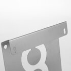 Número 6 Residencial - Inox- Pode Ser Utilizado Com Led