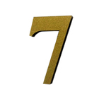 Número "7" 4cm Acrílico Ouro Kami Acrílicos