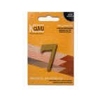 Número "7" 4cm Acrílico Ouro Kami Acrílicos