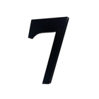 Número "7"  4cm Acrílico Preto Kami Acrílicos
