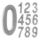 Número 8 Residencial De Casa Cromado 20cm De Altura