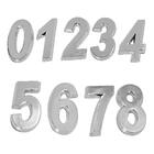 Número 9 De Residencia E Casa Brilhante 14cm De Altura