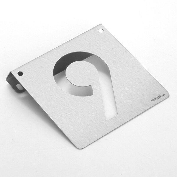 Número 9 Residencial - Inox- Pode Ser Utilizado Com Led