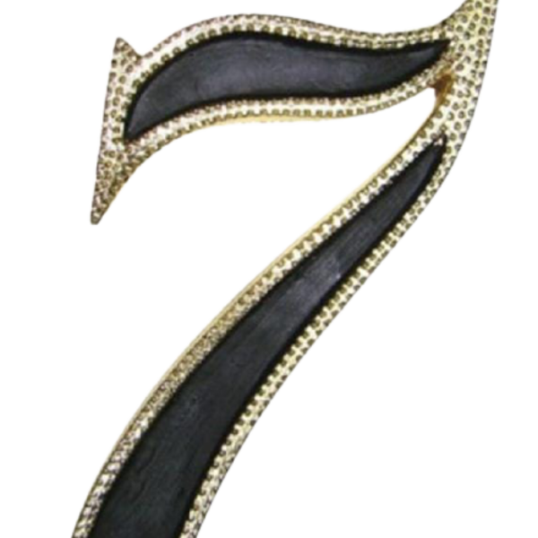 Número  apartamento (pequeno 4,5 cm), 7, Algarismo Residência