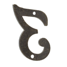 Número Apartamento "3" 4cm Parafusar Zamac Dourado