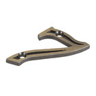 Número Apartamento "7" 4cm Parafusar Zamac Dourado