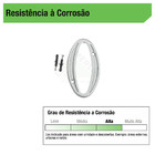 Número Casa "0" 13cm Zamac Parafusar Prata