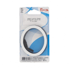 Número Casa "0" 8cm Parafusar Poliestireno Preto Cromado