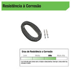 Número Casa 16cm Zamac Parafusar Prata