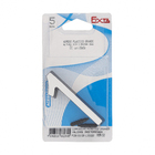 Número Casa "1" 8cm Parafusar Poliestireno Preto Cromado