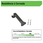 Número Casa "1" cm Zamac Parafusar Prata