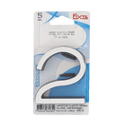 Número Casa "2" 8cm Parafusar Poliestireno Preto Cromado