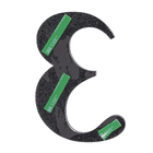 Número Casa "3" 14,5cm Adesivo Acrílico Preto