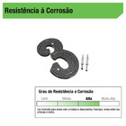 Número Casa "3" cm Zamac Parafusar Prata