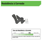 Número Casa "4" cm Zamac Parafusar Prata